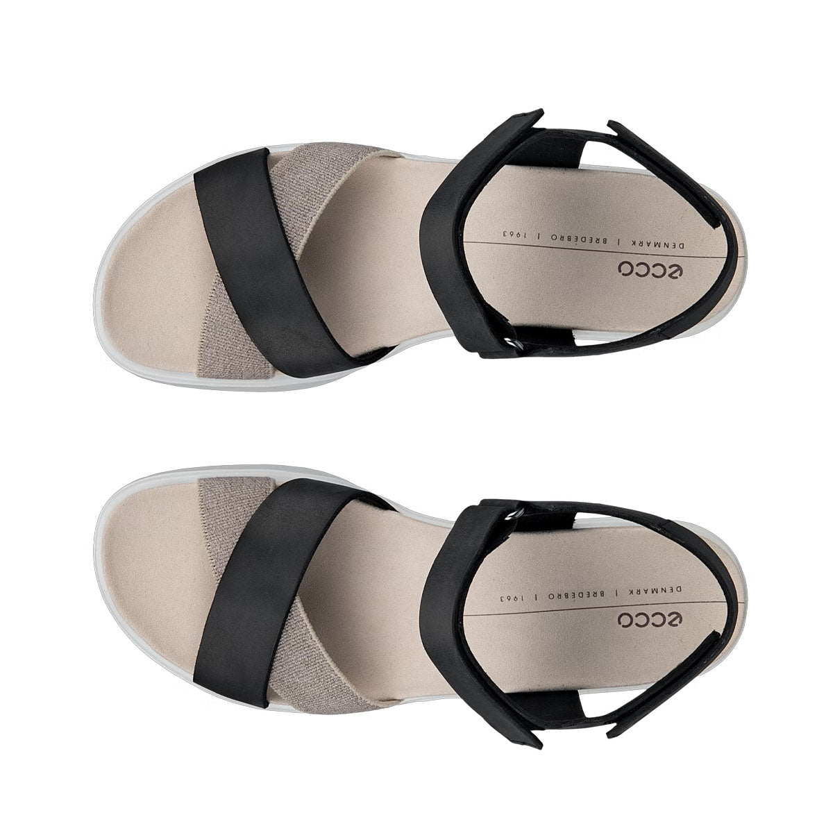 Ecco Flowt Wedge LX W Black סנדלי נשים אקו