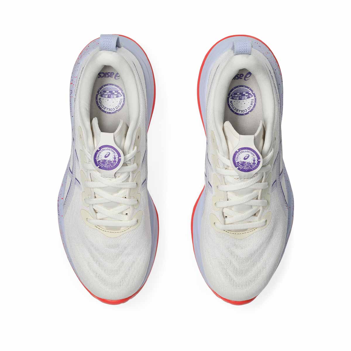 Asics Gel Cumulus 27 Tokyo Women Cream Edo Purple נעלי ריצה ג'ל קומולוס 27 טוקיו לנשים
