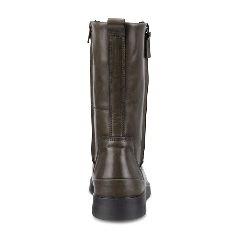 ECCO Bella High-Cut Boot Dark Clay - נעלי אקו לנשים