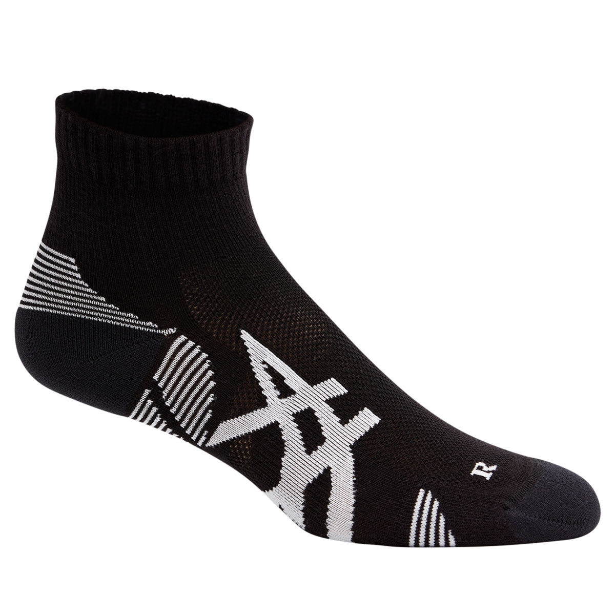 Asics 2PPK Cushioning Sock Black White גרבי אסיקס