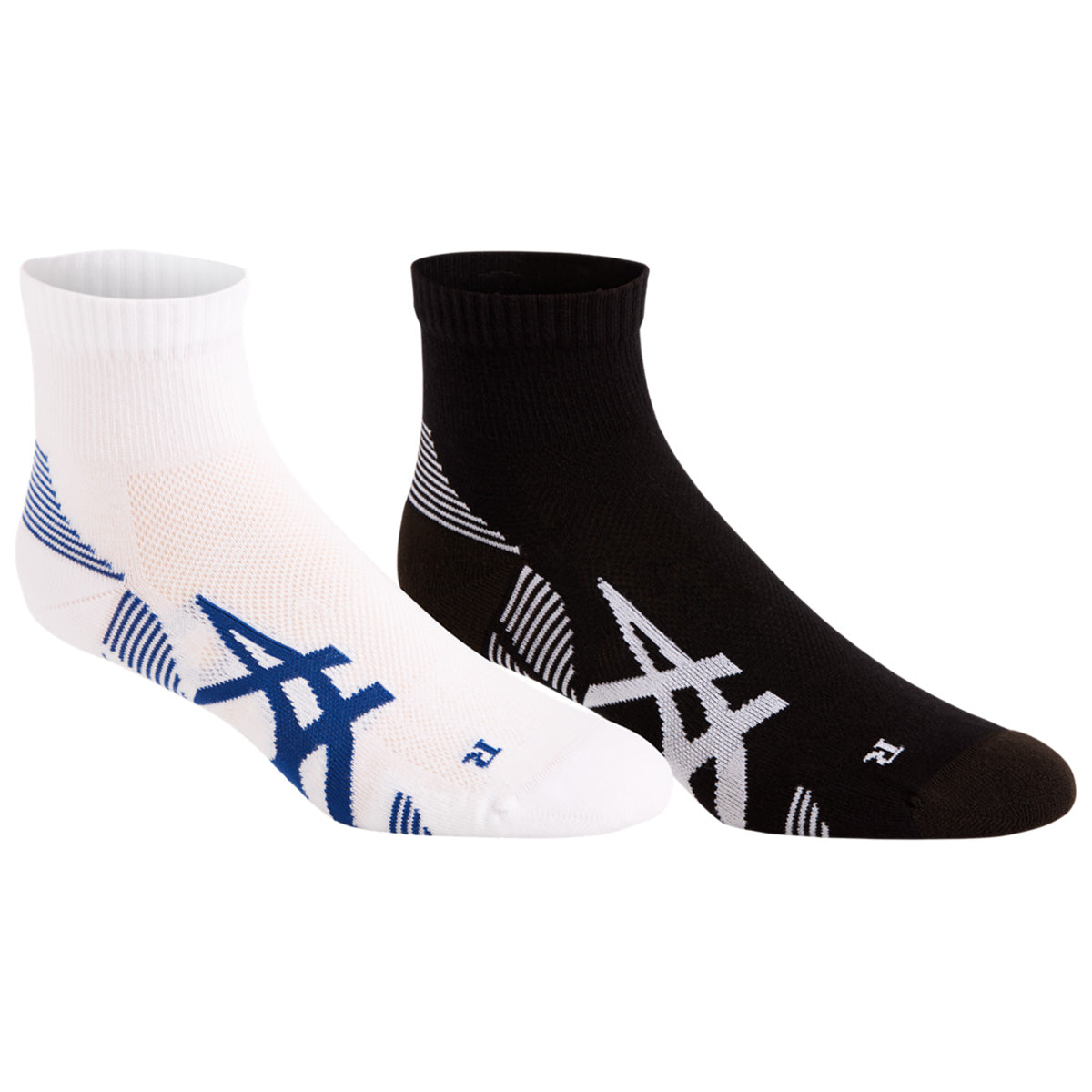 Asics 2PPK Cushioning Sock Black White גרבי אסיקס