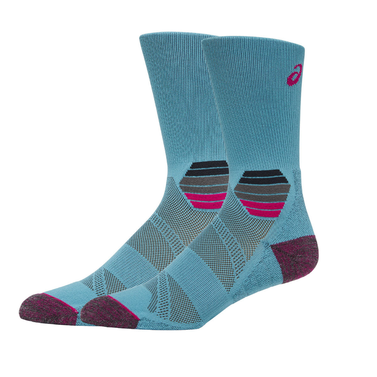 Asics Fujitrail Run Sock Sage Fuchsia Red גרבי אסיקס