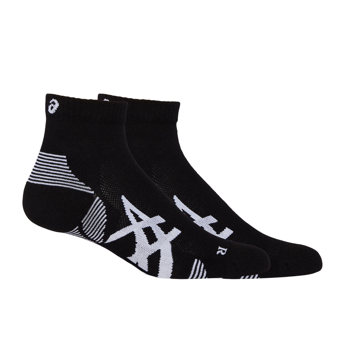 Asics 2Ppk Cushion Run Quarter Sock Black גרבי אסיקס