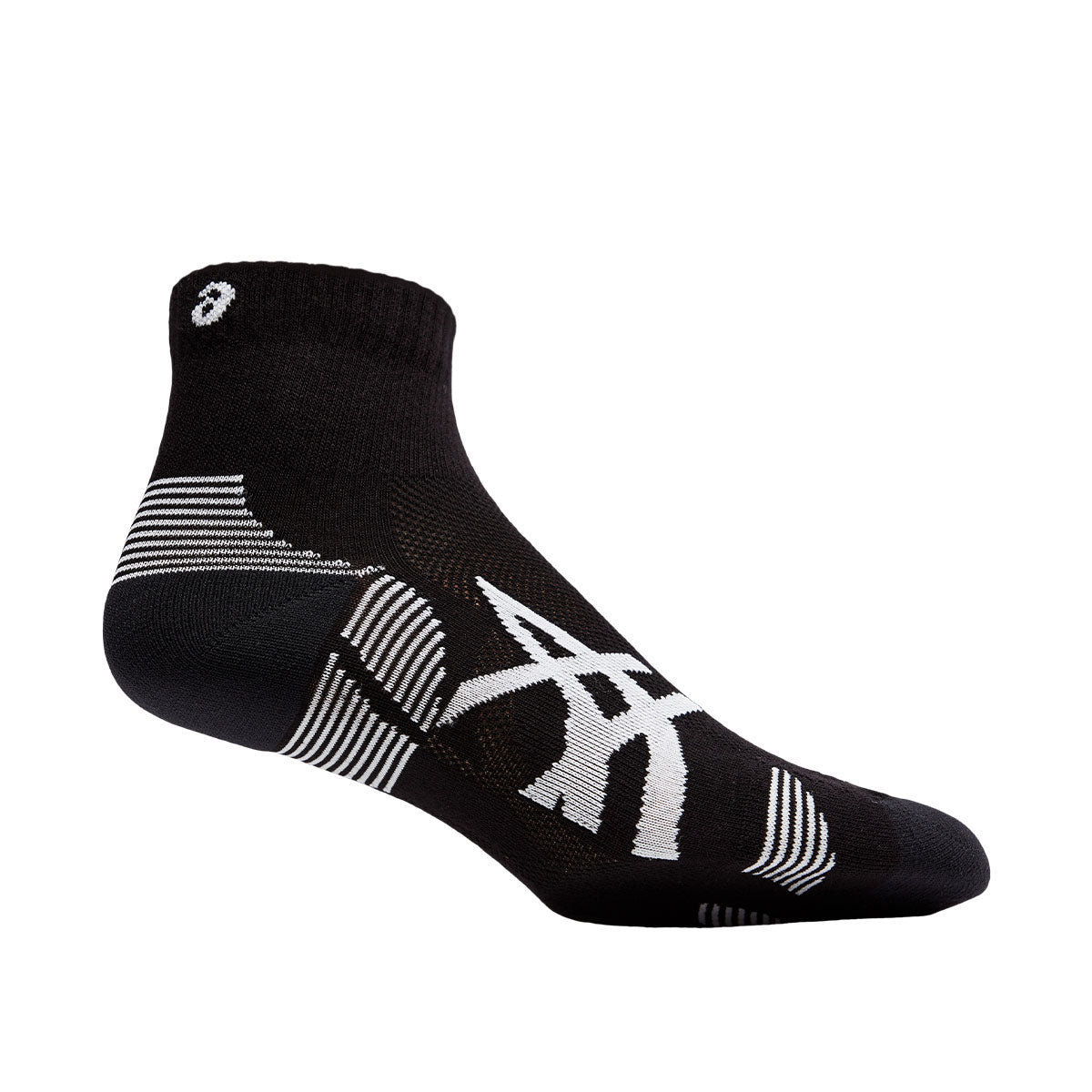 Asics 2Ppk Cushion Run Quarter Sock Black גרבי אסיקס