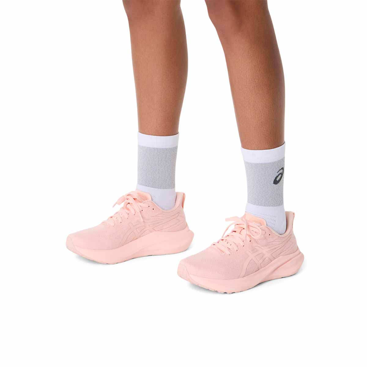 Asics Lite-Show Run Crew Sock Brilliant White גרבי אסיקס יוניסקס