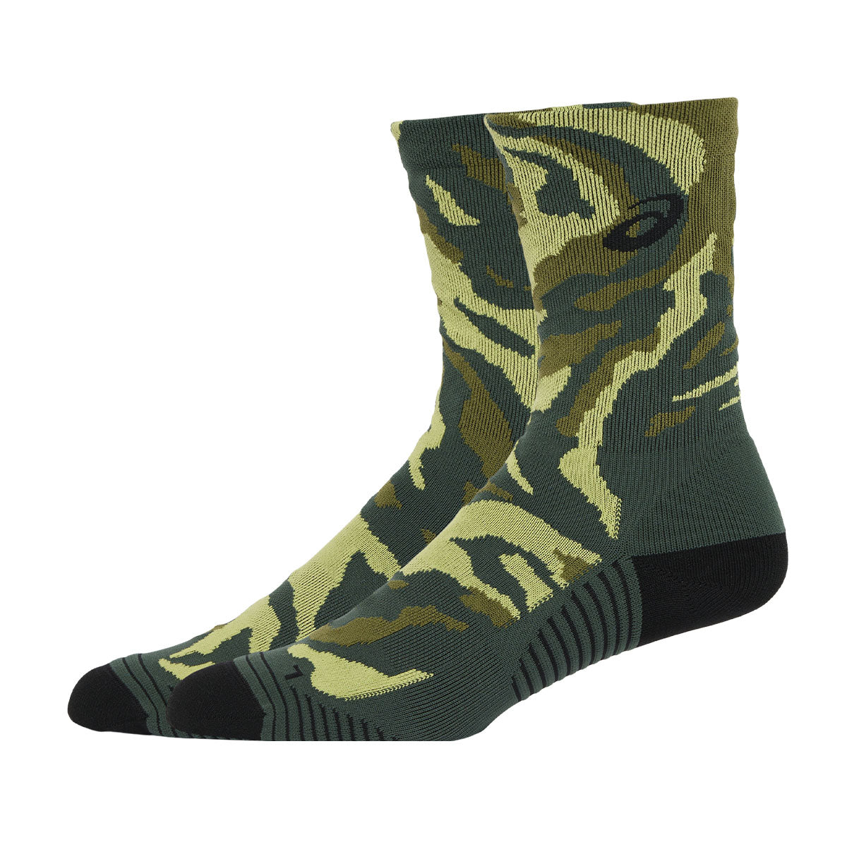 Asics Run Crew Sock Rain Forest Cactus Yellow גרבי אסיקס