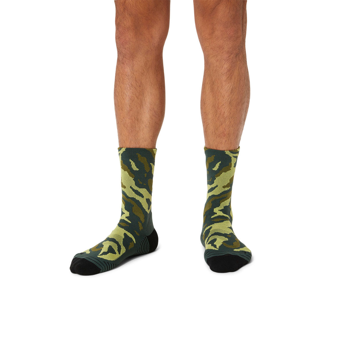 Asics Run Crew Sock Rain Forest Cactus Yellow גרבי אסיקס