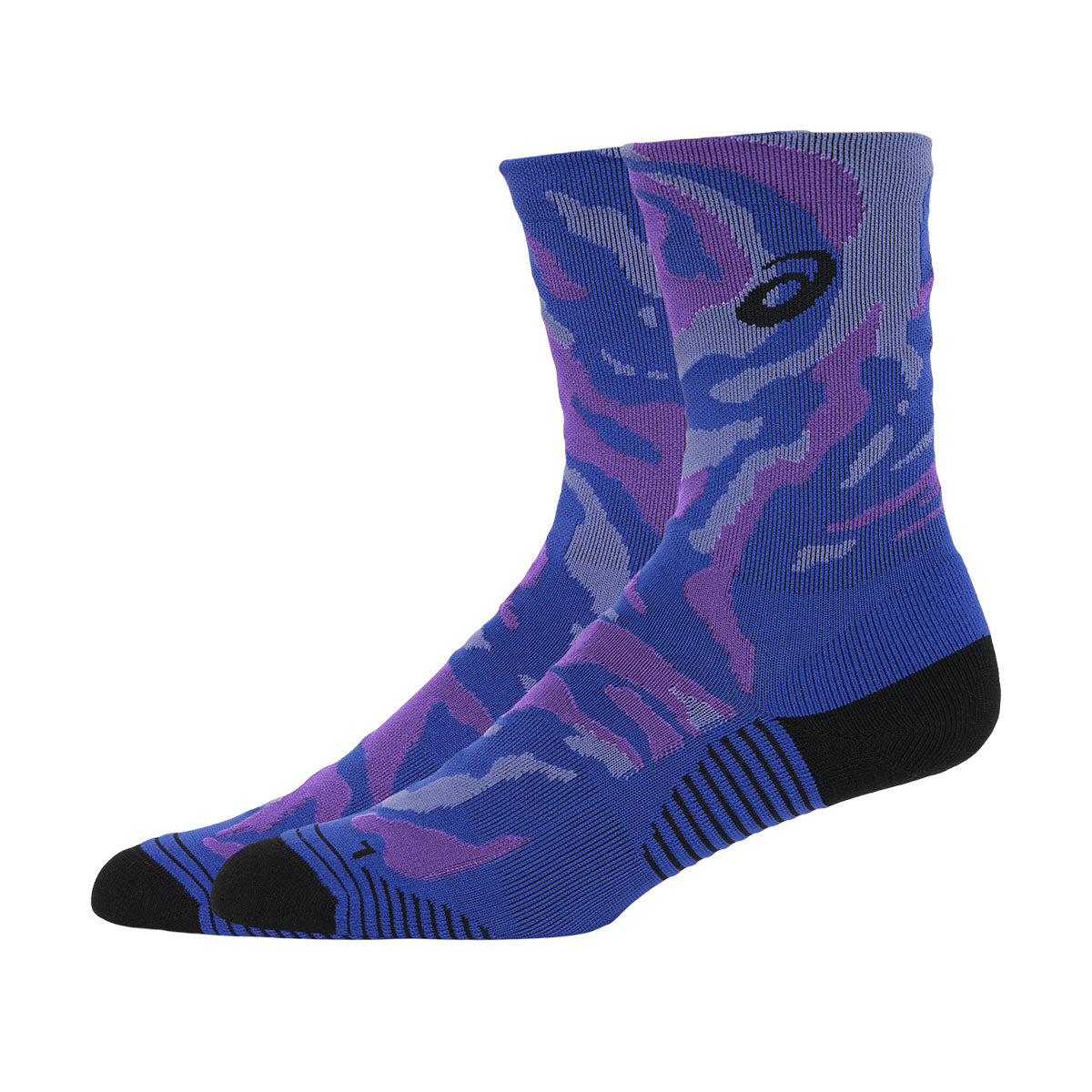 Asics Run Crew Sock Eggplant Blue Violet Grape גרבי אסיקס