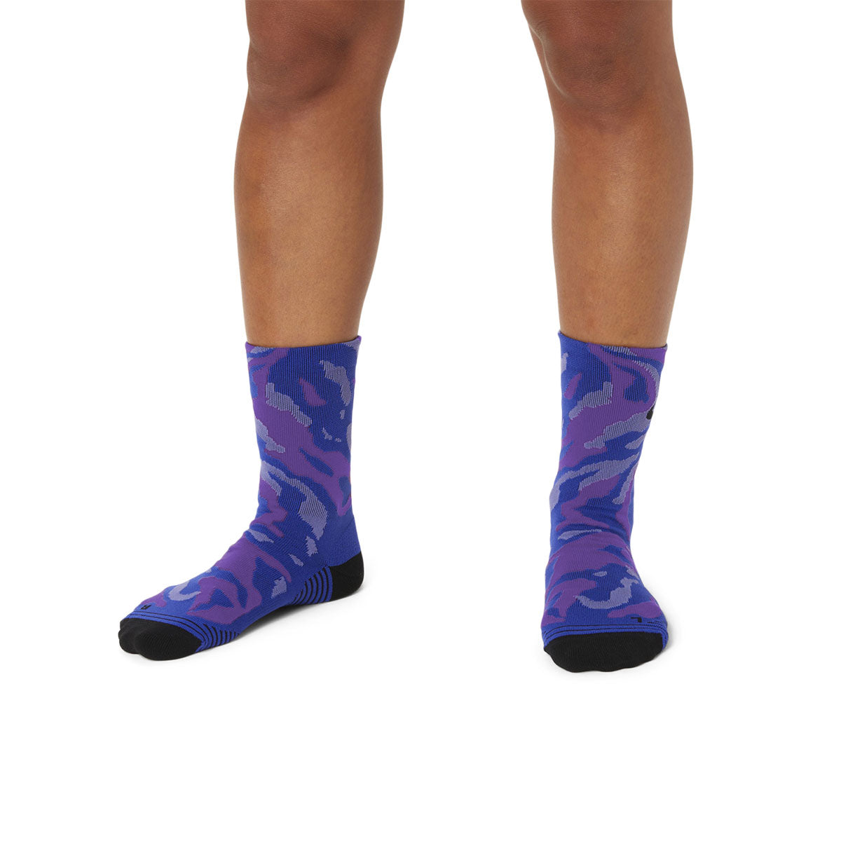 Asics Run Crew Sock Eggplant Blue Violet Grape גרבי אסיקס