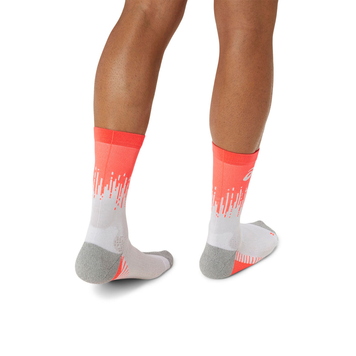 Asics Performance Run Crew Sock Unisex Sunrise Red White גרבי אסיקס