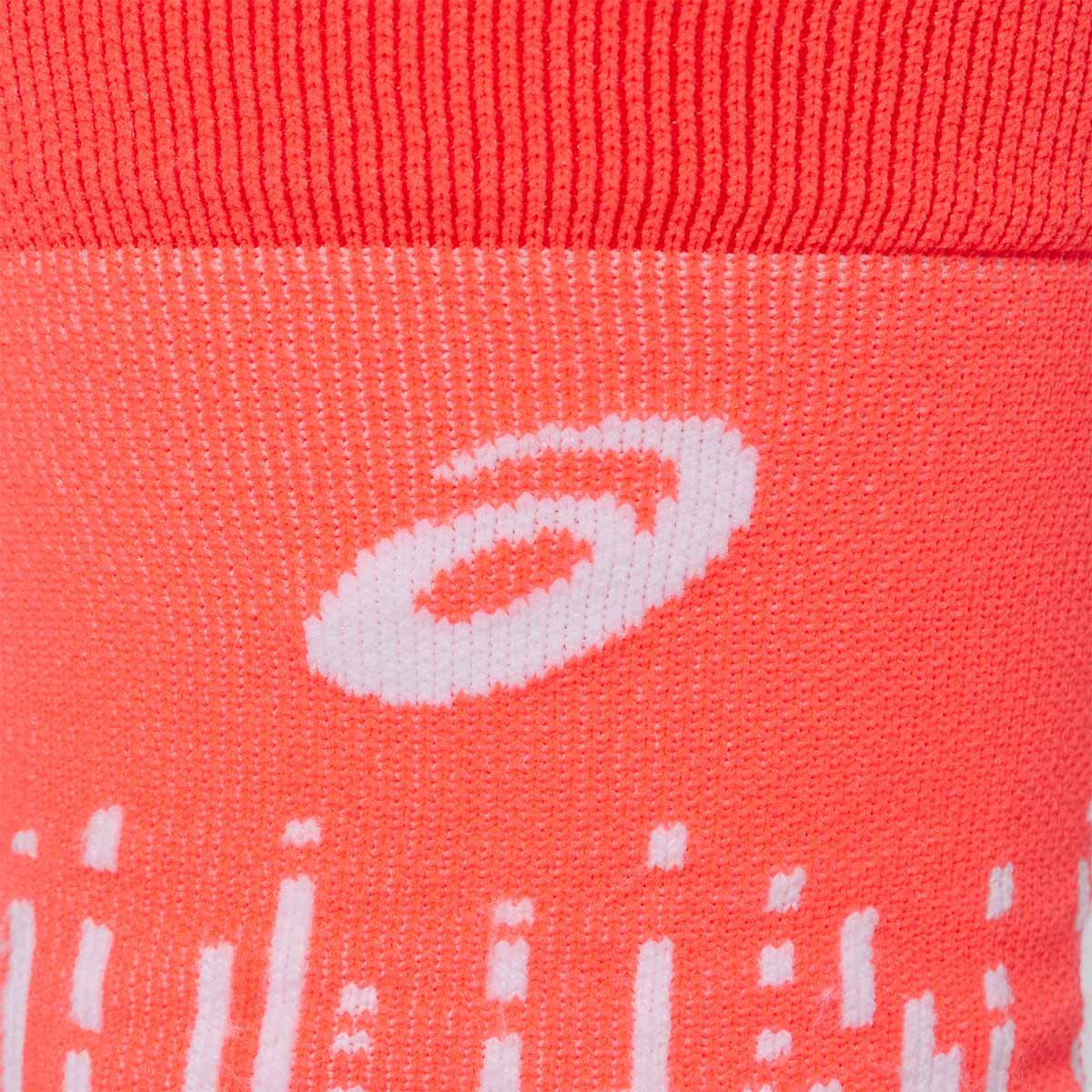 Asics Performance Run Crew Sock Unisex Sunrise Red White גרבי אסיקס