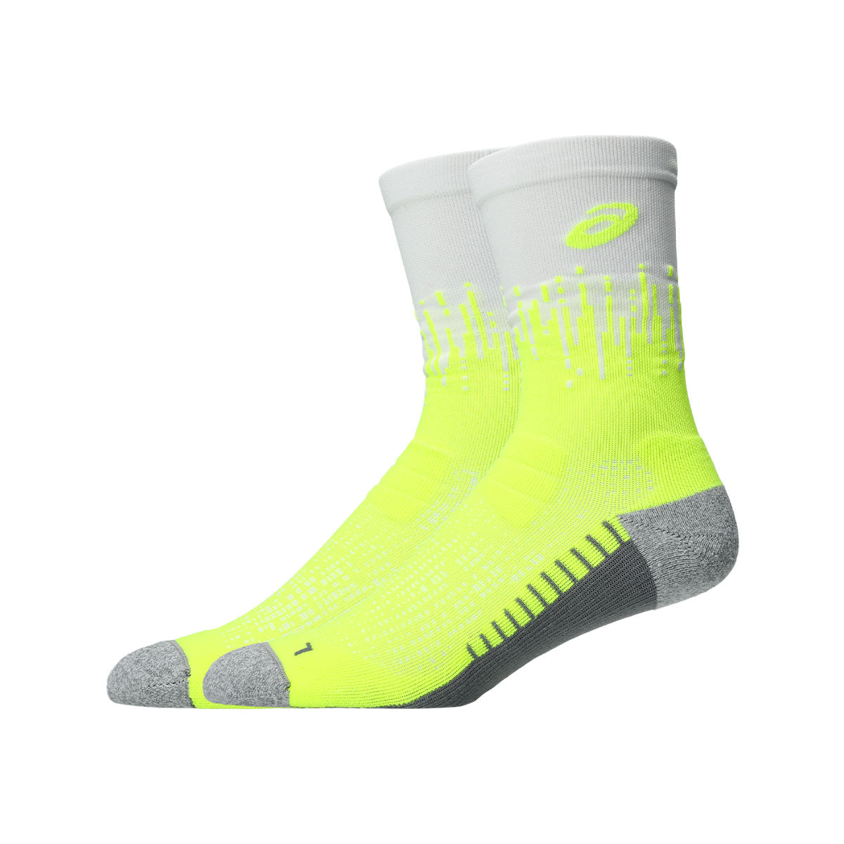 Asics Performance Run Crew Sock Safety Yellow גרבי אסיקס