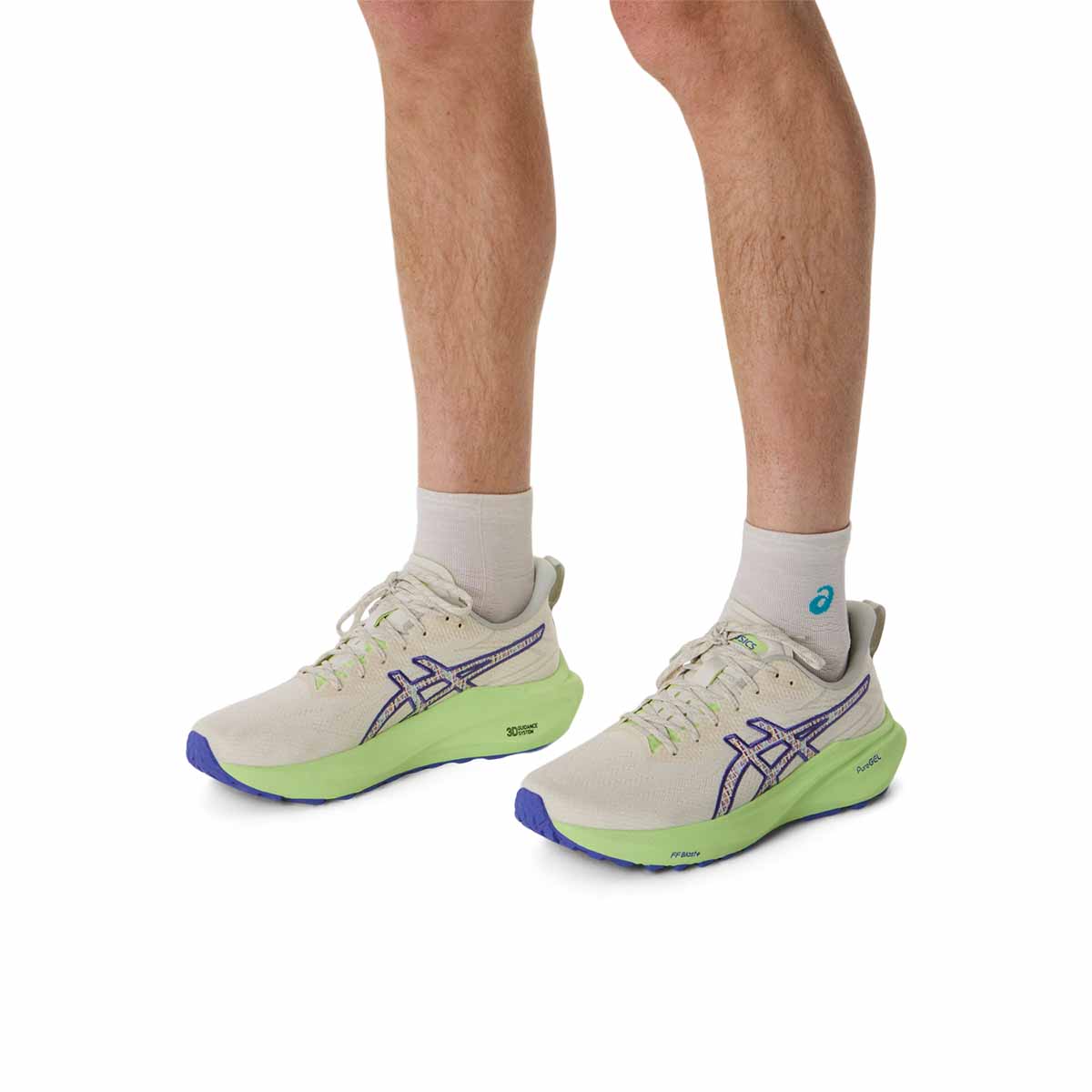 Asics Performance Run Sock Quarter Birch גרבי אסיקס יוניסקס