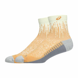 Asics Performance Run Quarter Sock Unisex Oyster White Sandstorm גרבי אסיקס לריצה