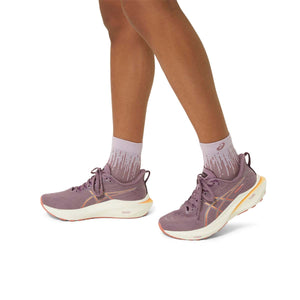 Asics Performance Run Quarter Sock Dusty Mauve גרבי אסיקס