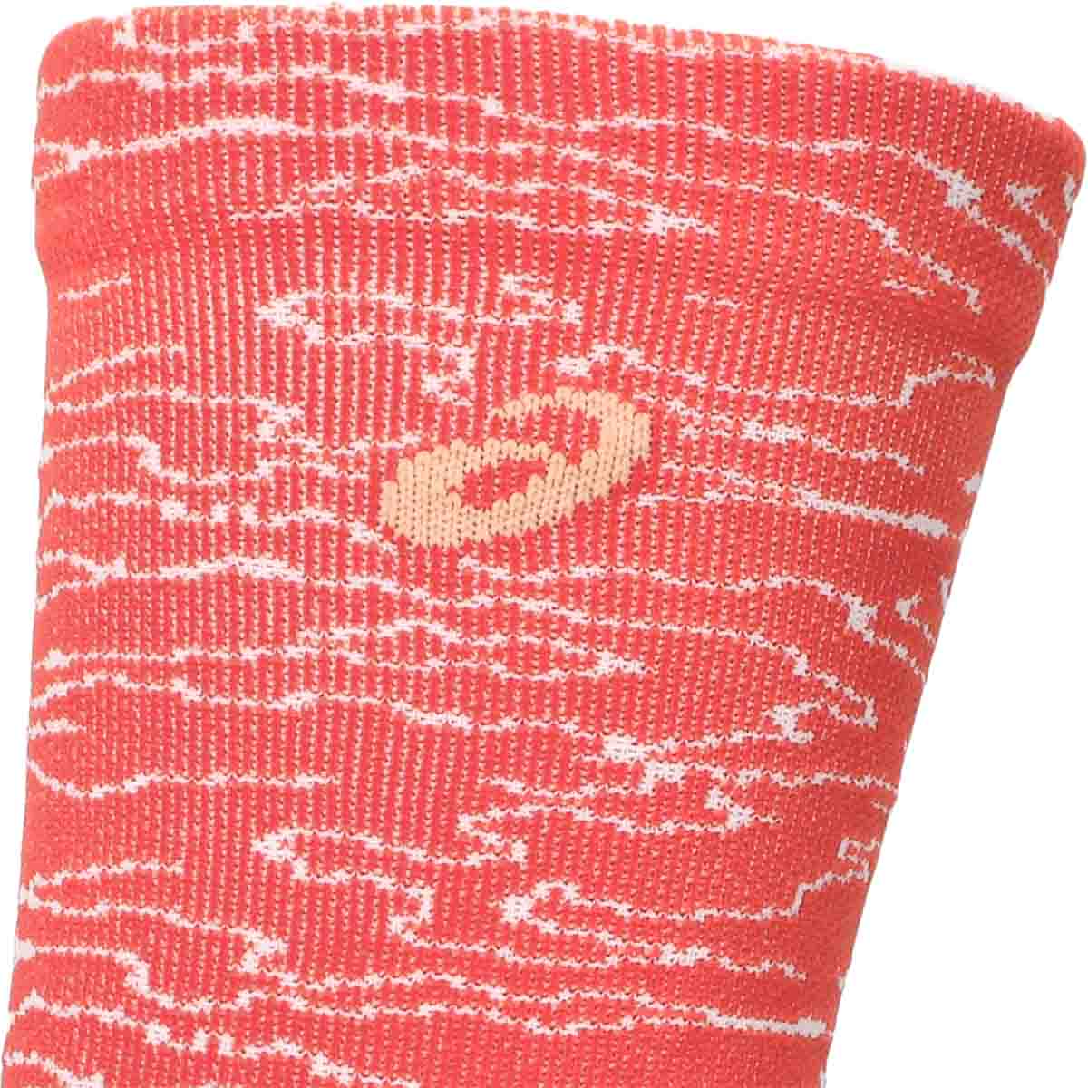 Asics Performance Run Sock Crew Coral Reef גרבי ריצה יוניסקס