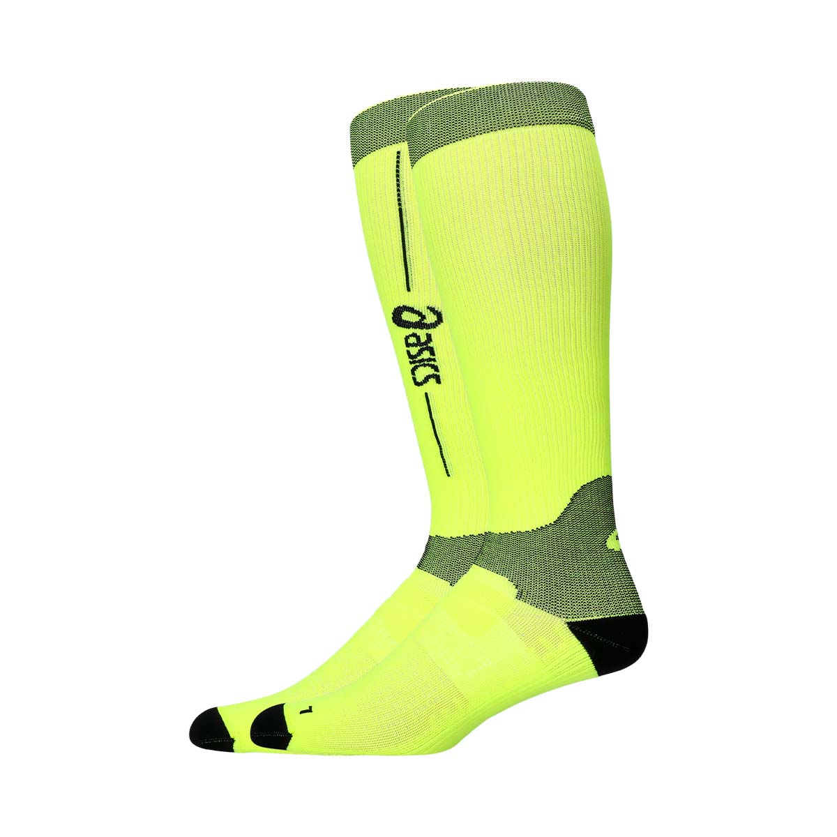 Asics Performance Run Compression Sock Safety Yellow גרבי אסיקס