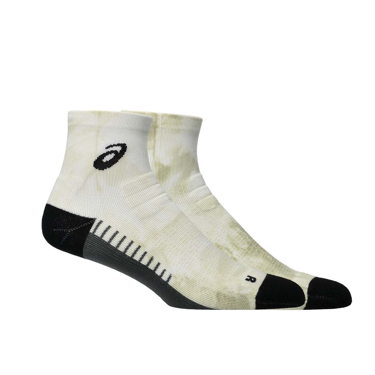 Asics Performance Run Quarter Sock Unisex Brilliant White Oyster White גרבי ריצה