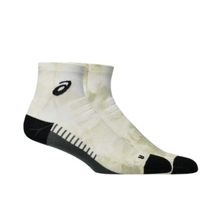 Asics Performance Run Quarter Sock Unisex Brilliant White Oyster White גרבי ריצה