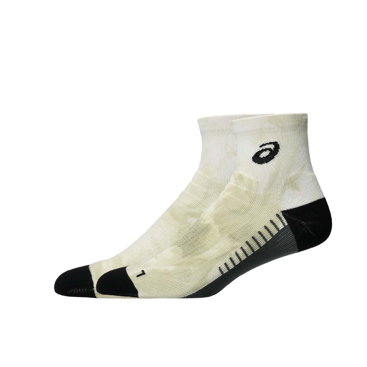 Asics Performance Run Quarter Sock Unisex Brilliant White Oyster White גרבי ריצה
