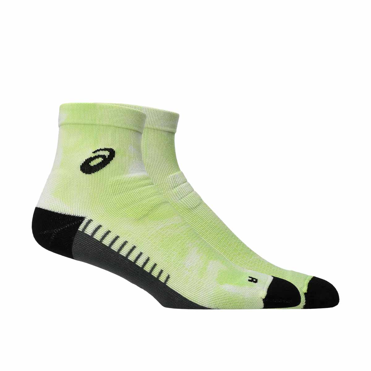 Asics Performance Run Quarter Sock Lime Green גרבי ריצה אסיקס