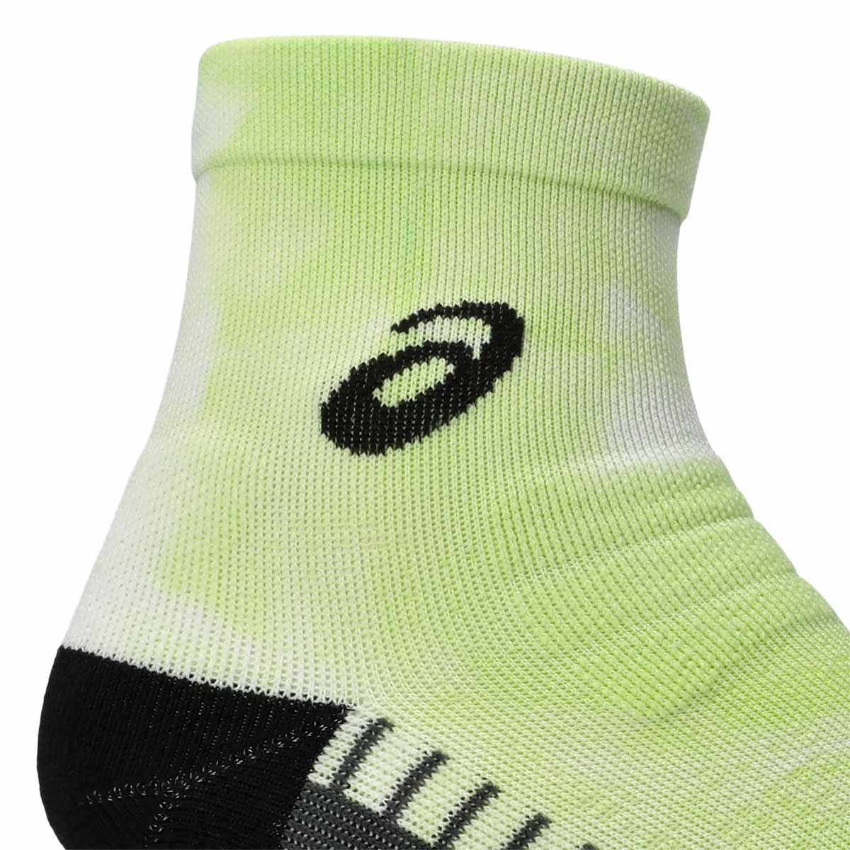 Asics Performance Run Quarter Sock Lime Green גרבי ריצה אסיקס