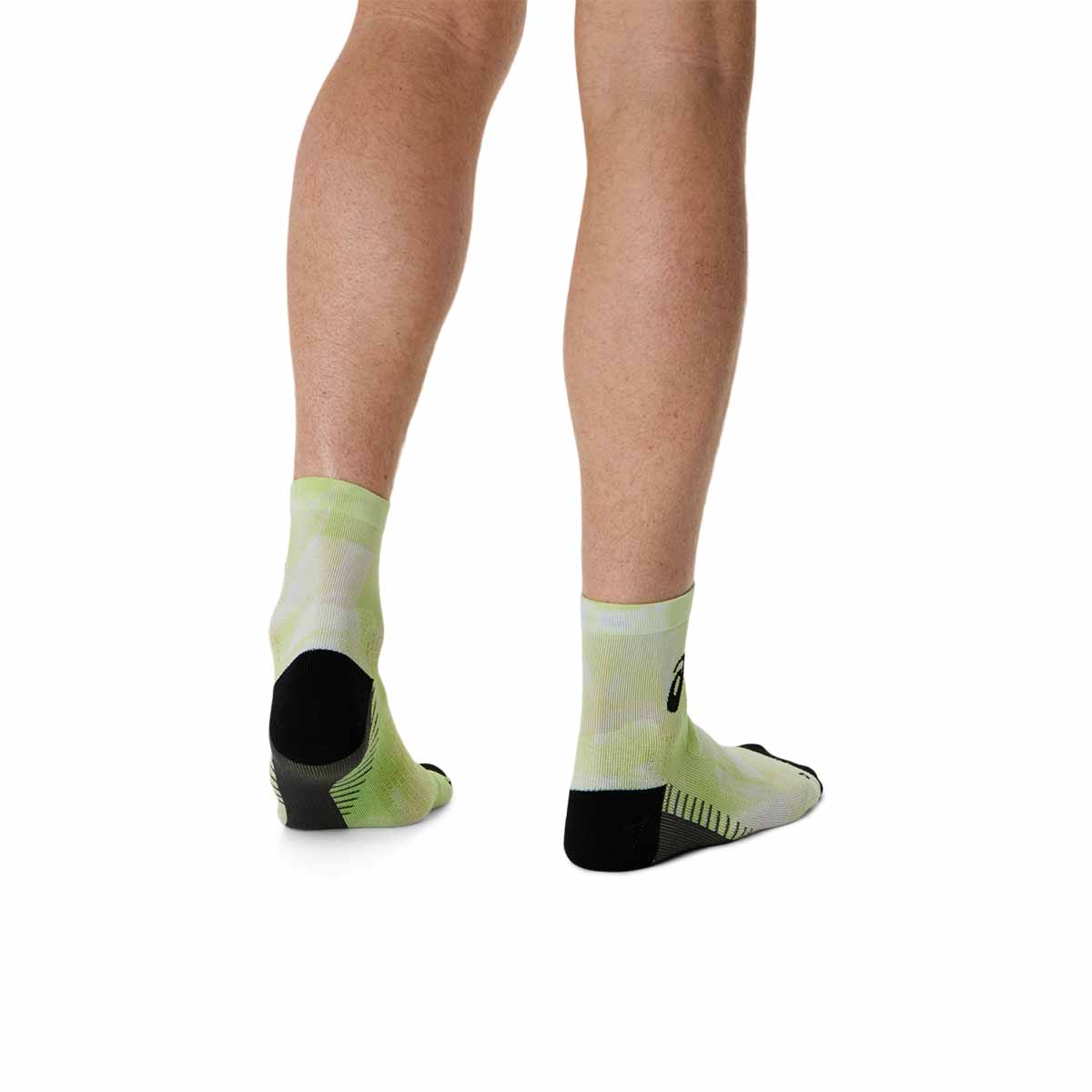 Asics Performance Run Quarter Sock Lime Green גרבי ריצה אסיקס