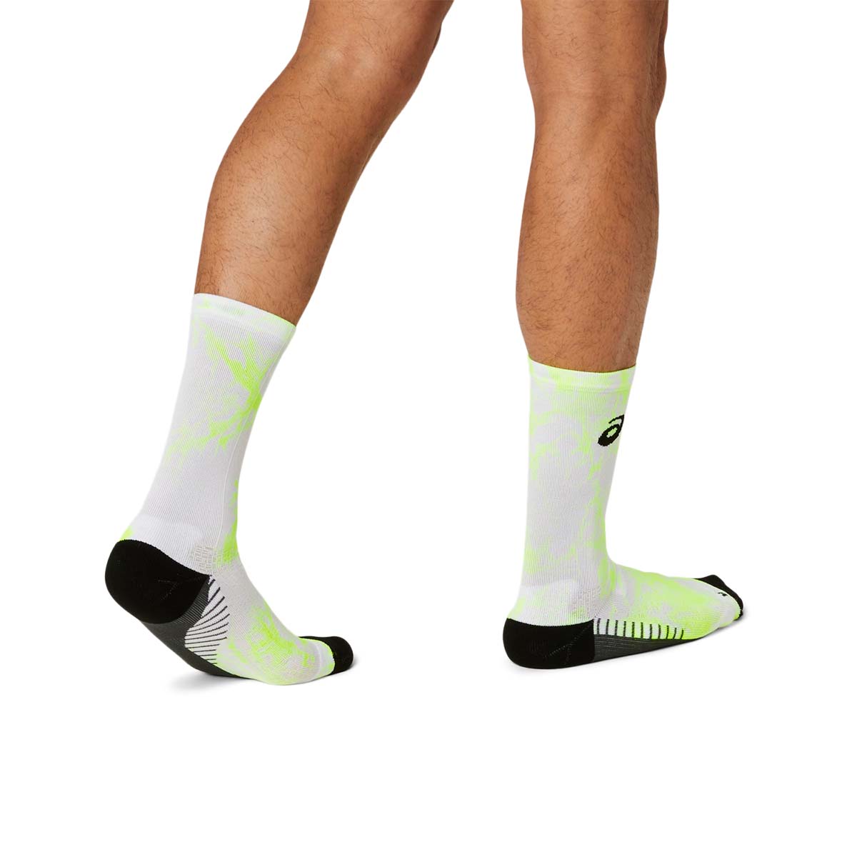 Asics Performance Run Crew Sock Safety Yellow גרבי אסיקס