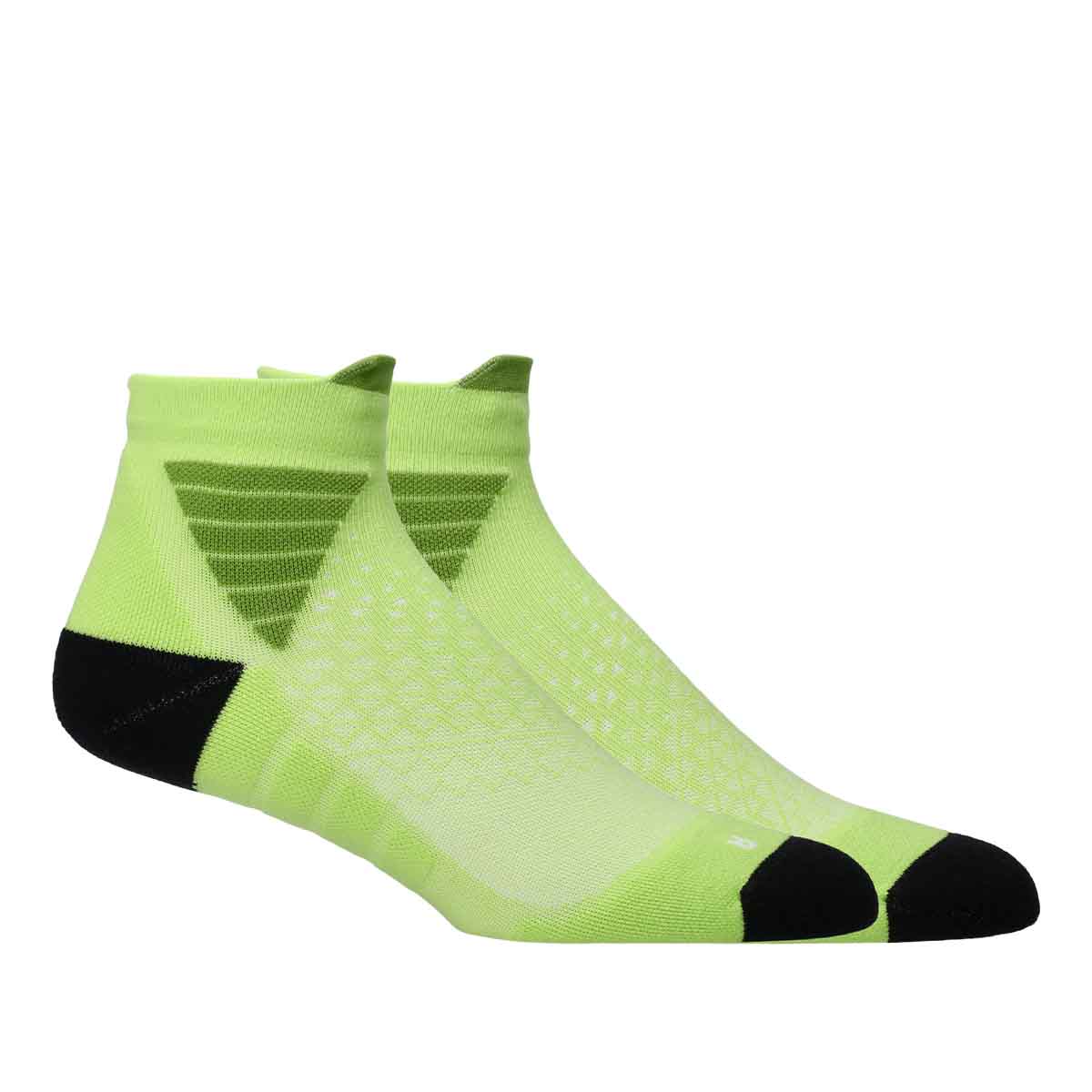 Asics Elite Fujitrail Quarter Sock Unisex Lime Green גרבי ריצה מקצועיים