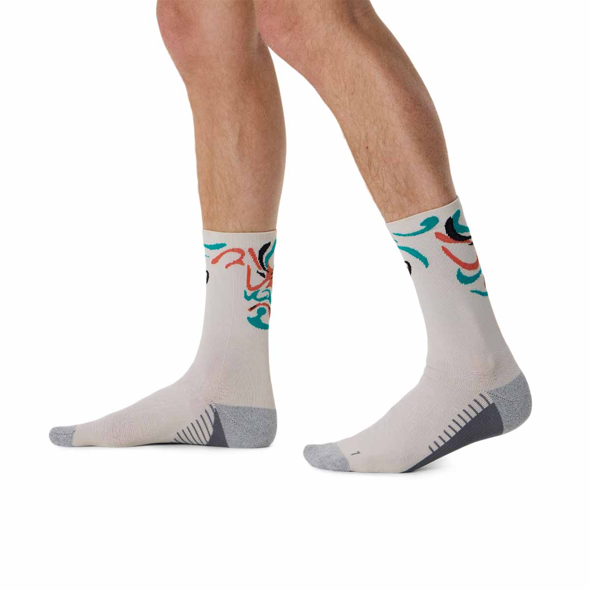 Asics Performance Run Crew Sock Birch גרבי אסיקס יוניסקס