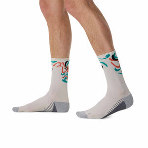 Asics Performance Run Crew Sock Birch גרבי אסיקס יוניסקס