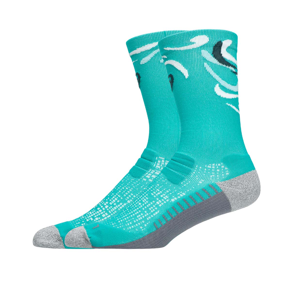 Asics Performance Run Crew Sock Wave Teal גרבי אסיקס יוניסקס