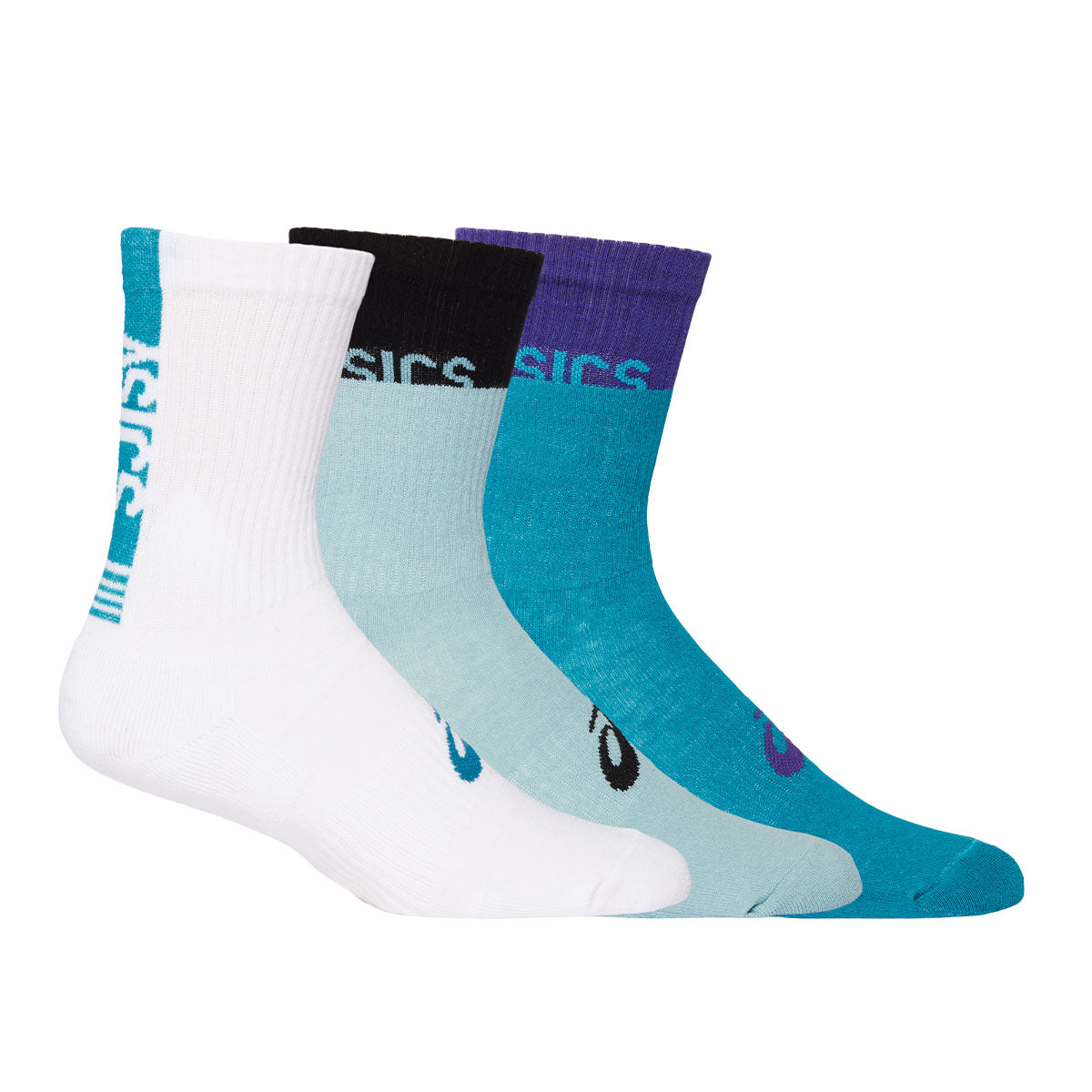 Asics 3Ppk Graphic Crew Sock Multi Colors גרבי אסיקס