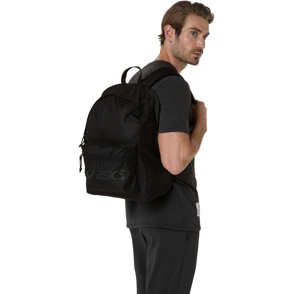 Asics Backpack 25L Unisex Performance Black Graphite Grey תיק גב אסיקס