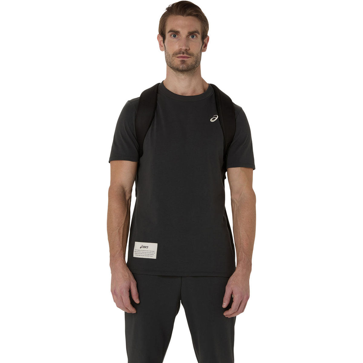 Asics Backpack 25L Unisex Performance Black Graphite Grey תיק גב אסיקס