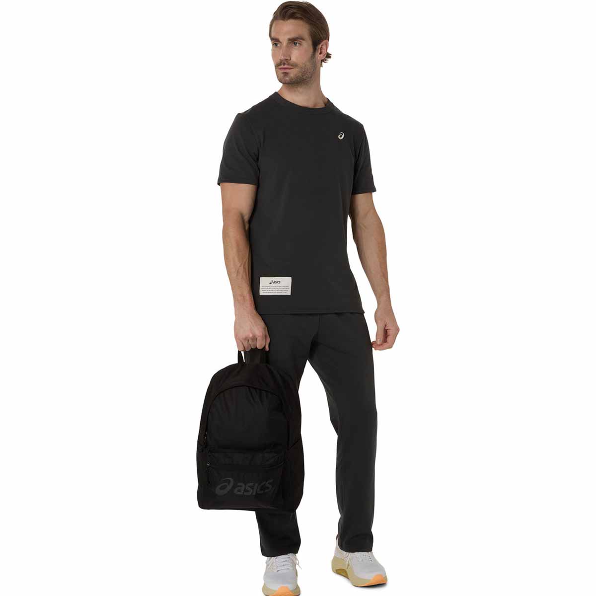 Asics Backpack 25L Unisex Performance Black Graphite Grey תיק גב אסיקס