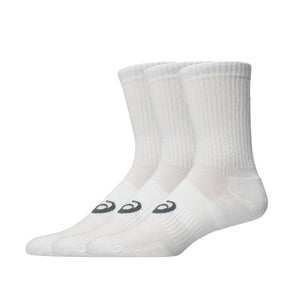 Asics 3 Pack Crew Sock Unisex - Brilliant White שלישיית גרבי אסיקס