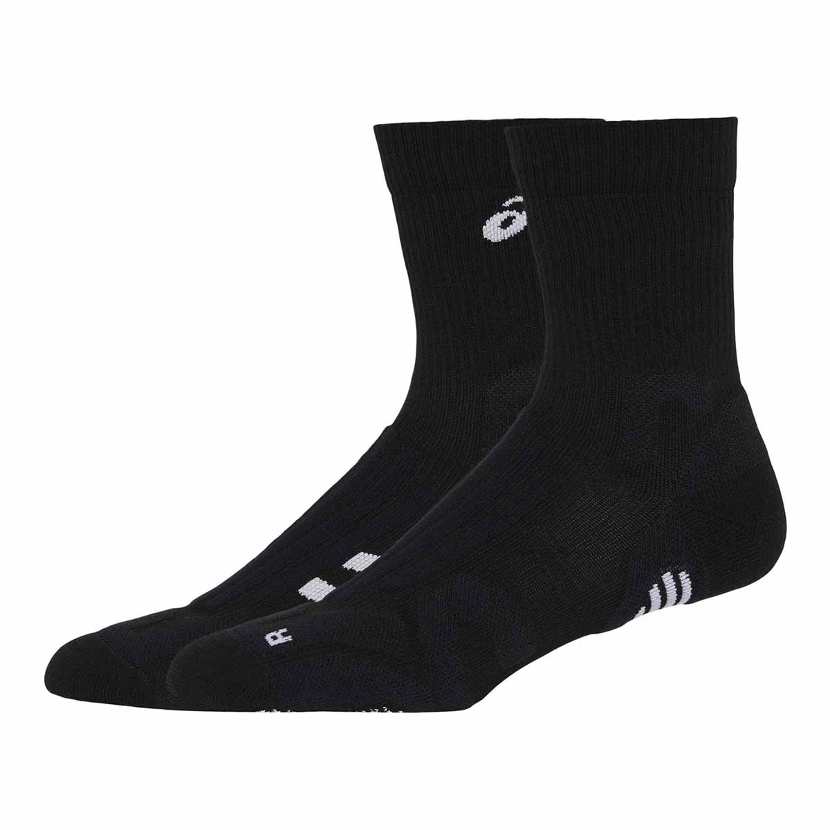 Asics Court+ Tennis Crew Sock Unisex Black גרבי טניס אסיקס
