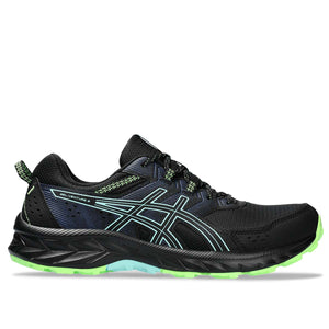 Asics Gel Venture 9 Men Black Illuminate Mint נעלי ג'ל ונטור 9 לגברים