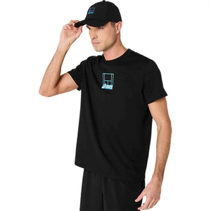 Asics Court Core Graphic Cap Unisex Performance Black Unisex כובע טניס אסיקס