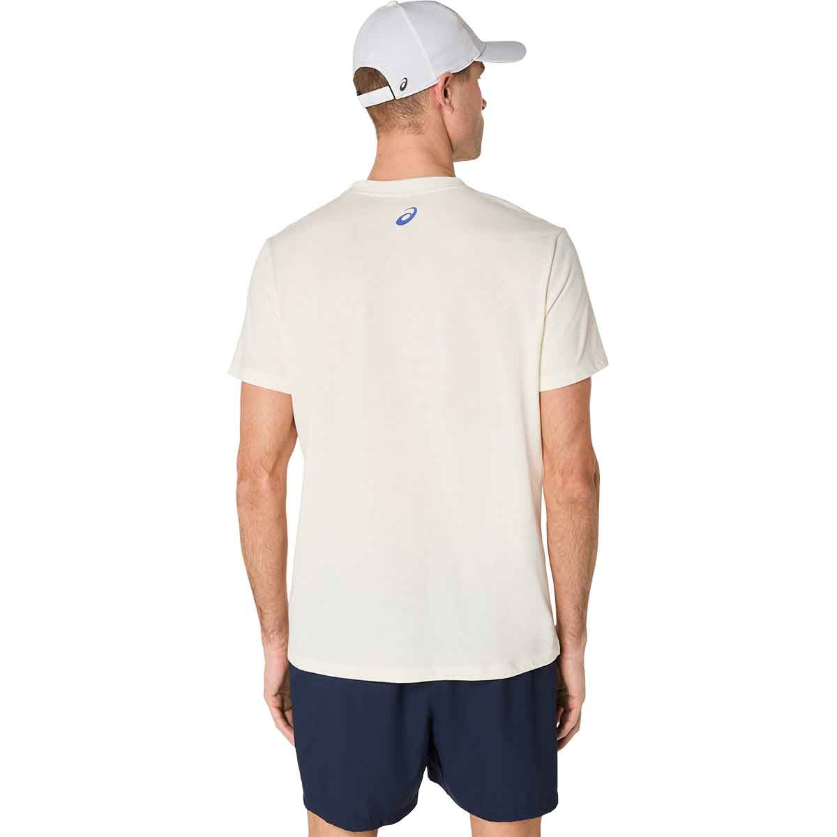 Asics Court Core Graphic Cap Unisex Cream Unisex כובע טניס יוניסקס