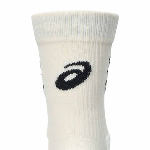 Asics Game Seasonal Graphic Crew Sock Unisex Cream גרבי טניס יוניסקס