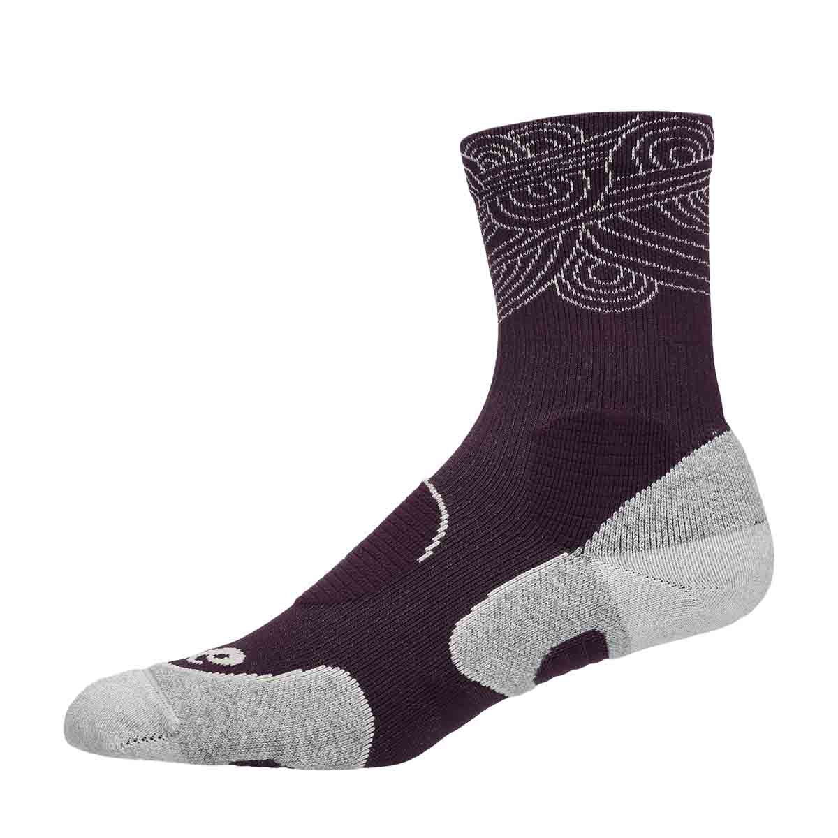 Asics Seasonal Court+ Tennis Crew Sock Unisex Dark Aubergine גרבי טניס יוניסקס