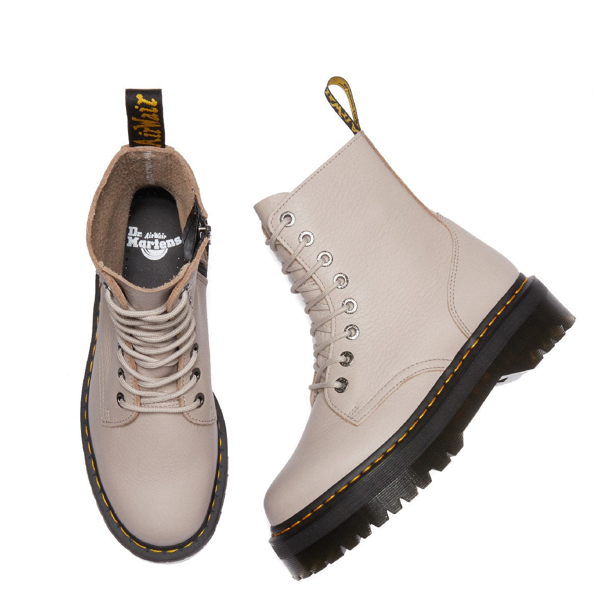נעלי ד"ר מרטינס גיידון Dr. Martens Jadon III Vintage Taupe