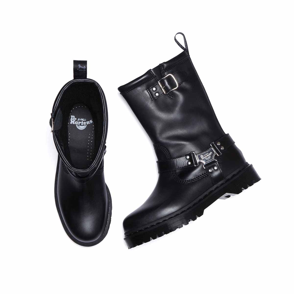 Dr. Martens Anistone Hi Pull On Boot Unisex מגפי ד"ר מרטינס אניסטון שחור