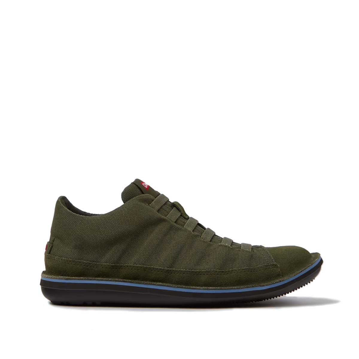 Camper Beetle Green Recycled Cotton and Nubuck Ankle Boots for Men נעלי גברים קמפר