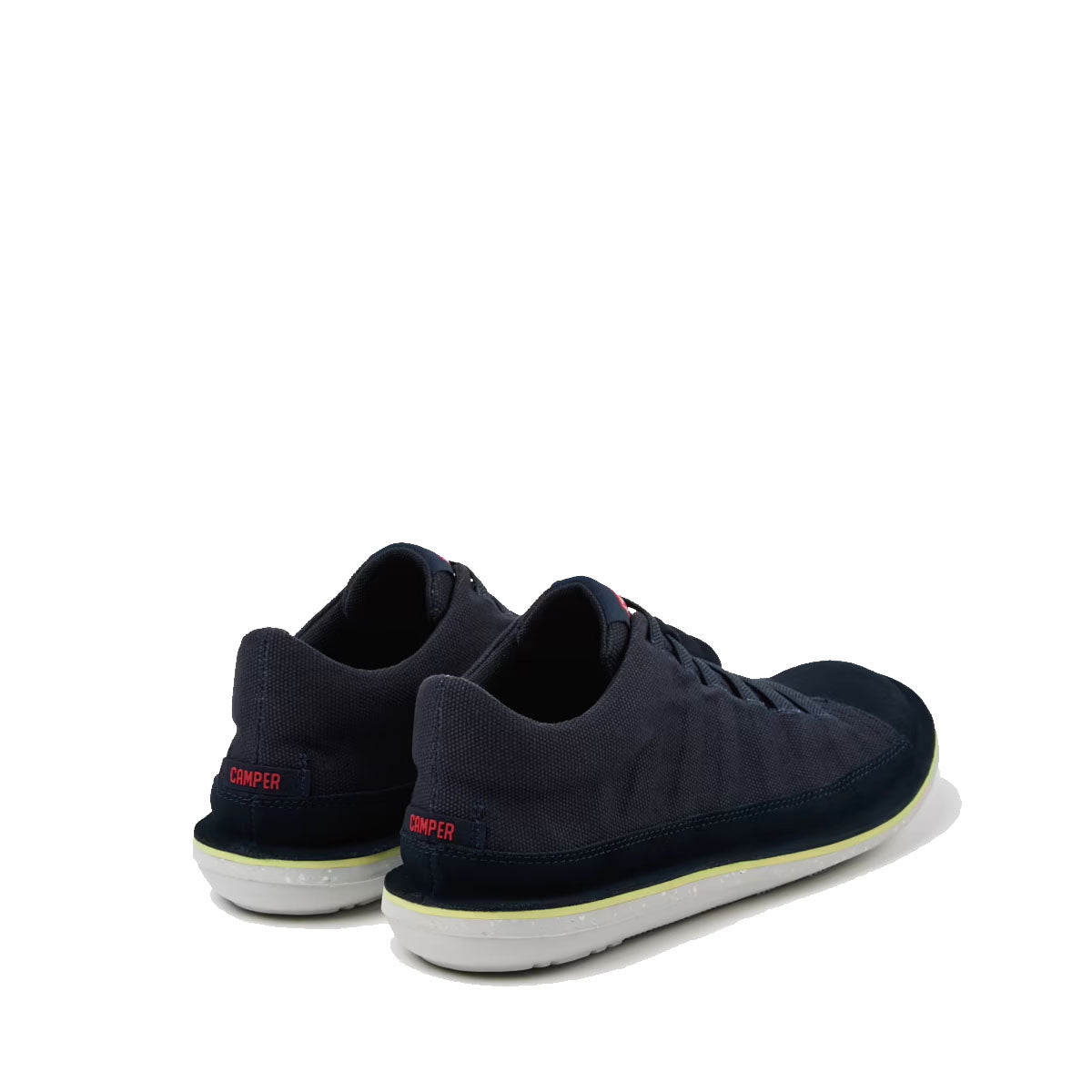 Camper Beetle Blue Recycled Cotton and Nubuck Ankle Boots for Men נעלי קמפר לגברים