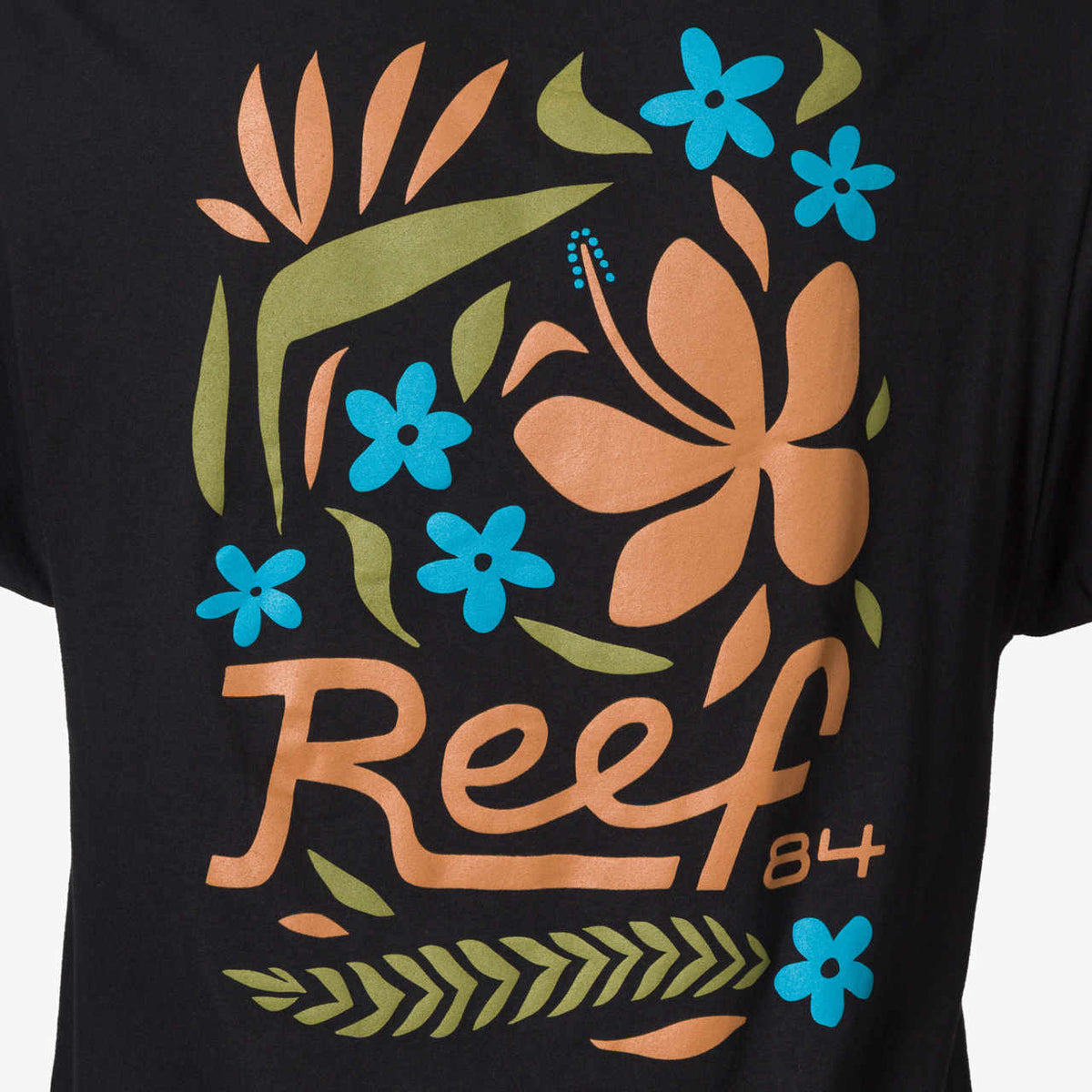 Reef Lush Tee Black חולצת ריף לגברים