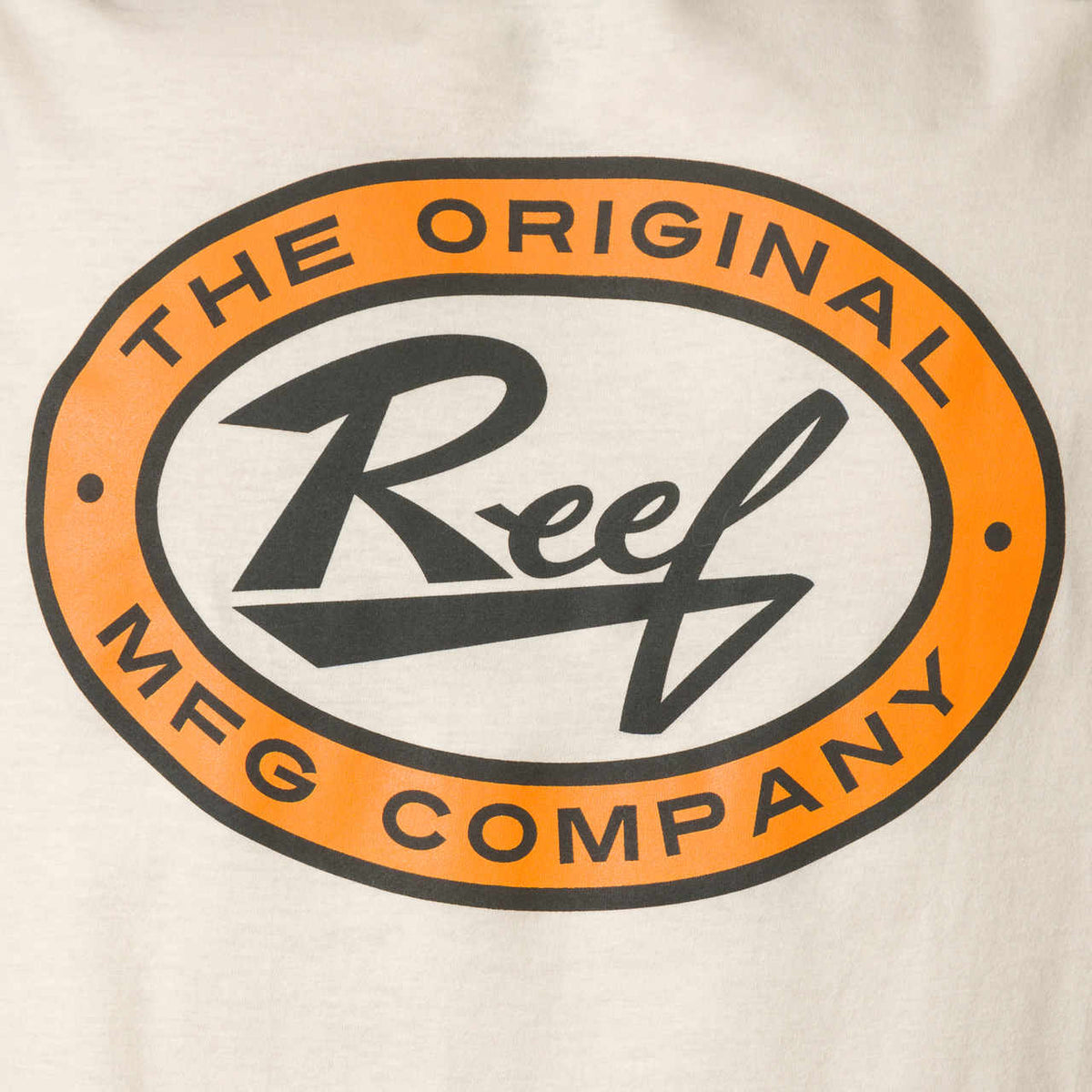 Reef Auto Tee Cream חולצת ריף לגברים