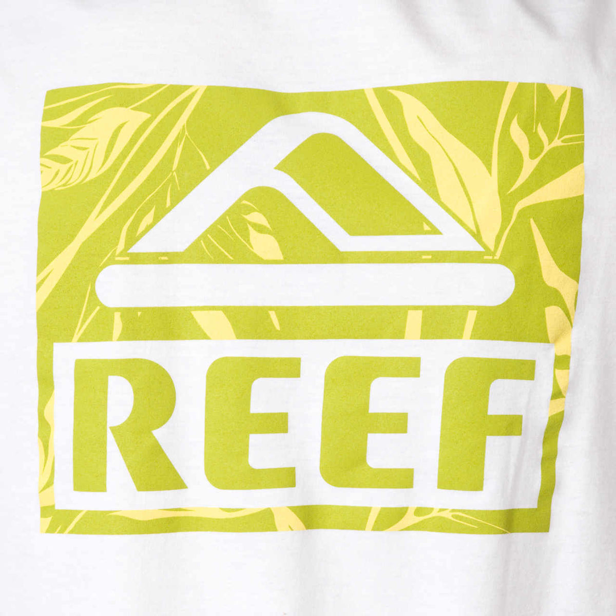 Reef Wellie Floral Tee White חולצת ריף לגברים